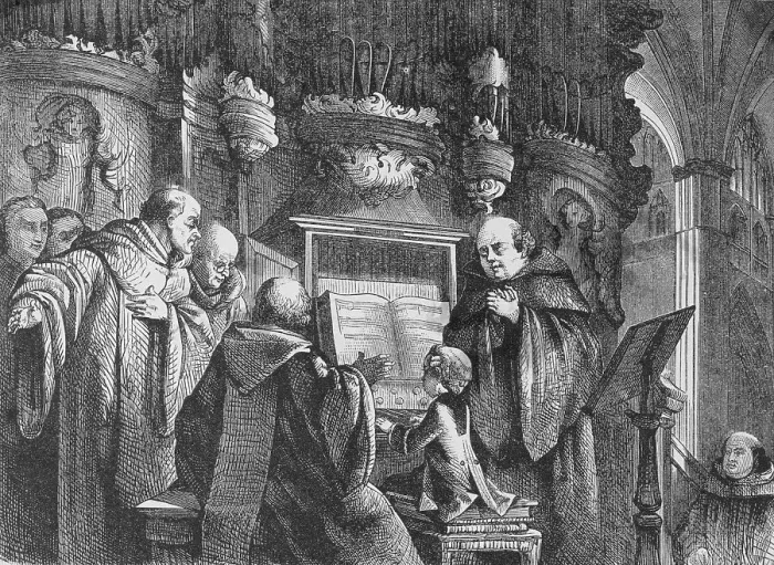 Framed Print : Young Mozart Performing at Vienna Church Framed Print : Young Mozart Performing at Vienna Church