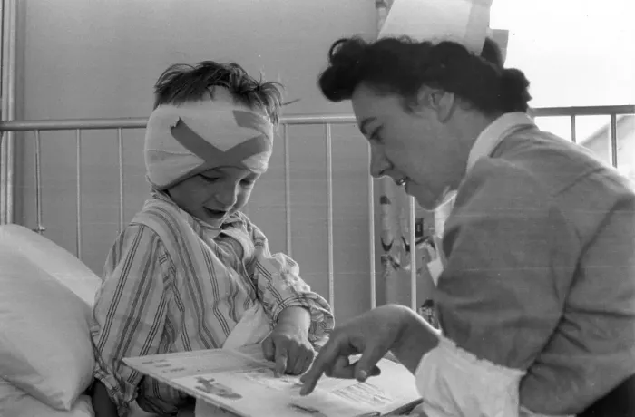 Framed Print : Young Patient
