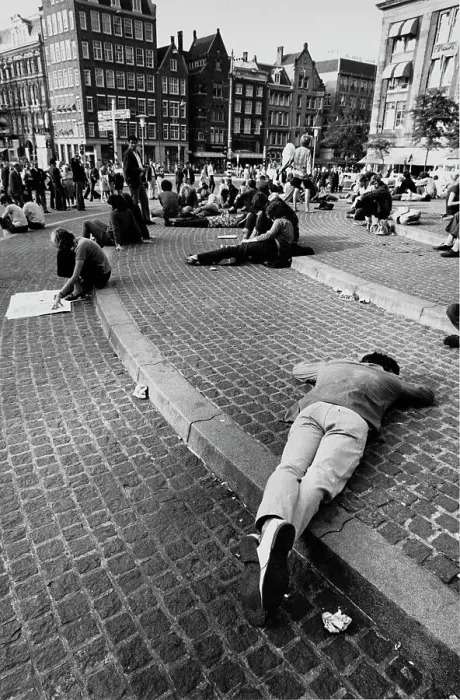 Framed Print : Young People In Amsterdam