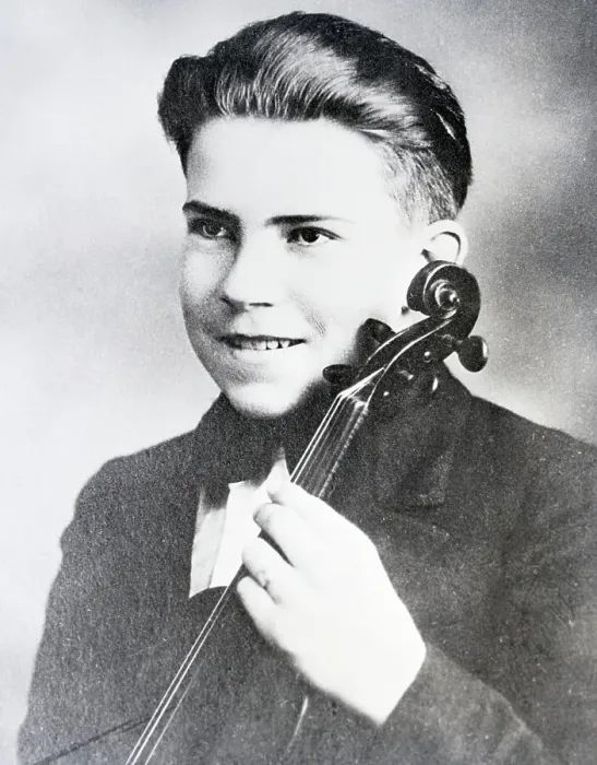 Framed Print : Young Richard Nixon With Violin Framed Print : Young Richard Nixon With Violin