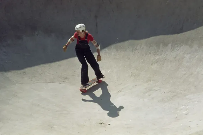 Framed Print : Young Skateboarder