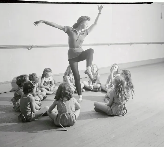 Framed Print : Young Students Observing Their Teacher Performing Ballet Moves Framed Print : Young Students Observing Their Teacher Performing Ballet Moves