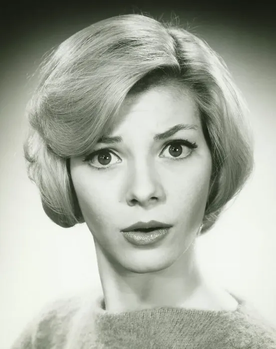 Framed Print : Young woman with incredulously expression in studio, (B&W), (Portrait) Framed Print : Young woman with incredulously expression in studio, (B&W), (Portrait)