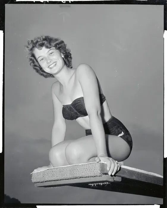 Framed Print : Young woman Posing in Bikini Framed Print : Young woman Posing in Bikini