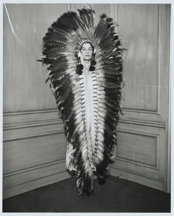 Framed Print : Young Woman Posing in Native American Costume Framed Print : Young Woman Posing in Native American Costume
