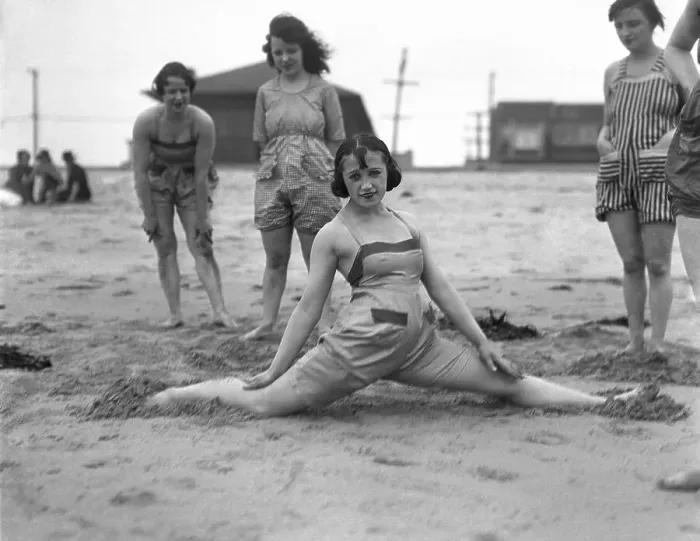 Framed Print : Young women on beach Framed Print : Young women on beach