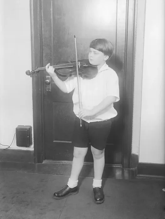 Framed Print : Young Yehudi Menuhin Playing Violin Framed Print : Young Yehudi Menuhin Playing Violin