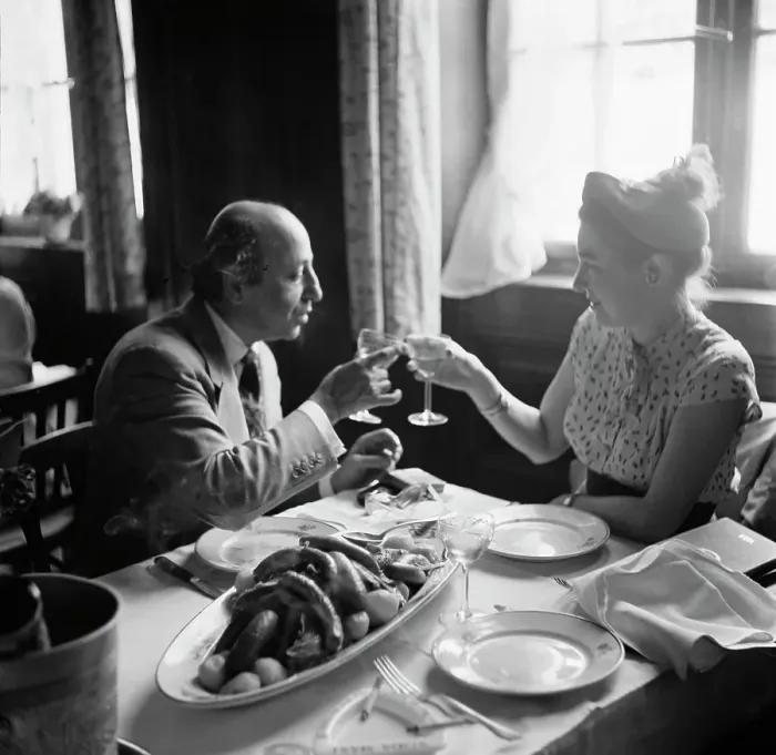 Framed Print : Yousuf Karsh and Solange Gathier