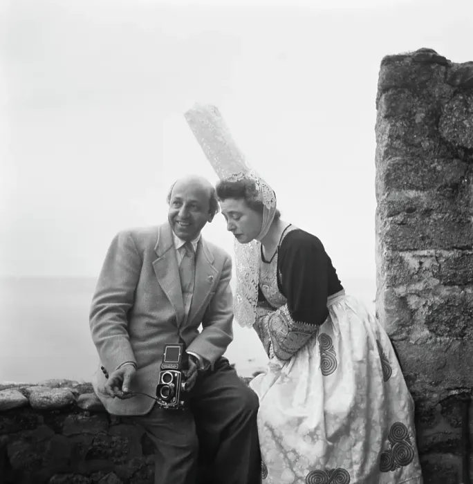 Framed Print : Yousuf Karsh and Solange Gathier Framed Print : Yousuf Karsh and Solange Gathier