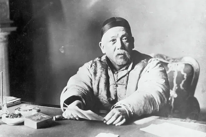 Framed Print : Yuan Shi Kai at His Desk Framed Print : Yuan Shi Kai at His Desk