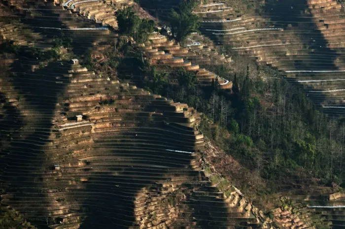 Framed Print : Yuanyang rice terrace, Yunnan, China Framed Print : Yuanyang rice terrace, Yunnan, China