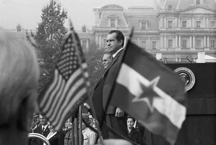 Framed Print : Yugoslavian President Visiting with Richard Nixon Framed Print : Yugoslavian President Visiting with Richard Nixon