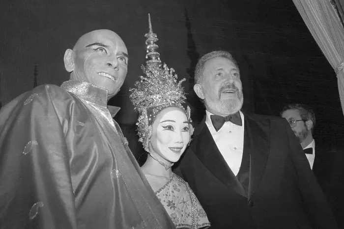 Framed Print : Yul Brynner After Performance of The King and I Framed Print : Yul Brynner After Performance of The King and I