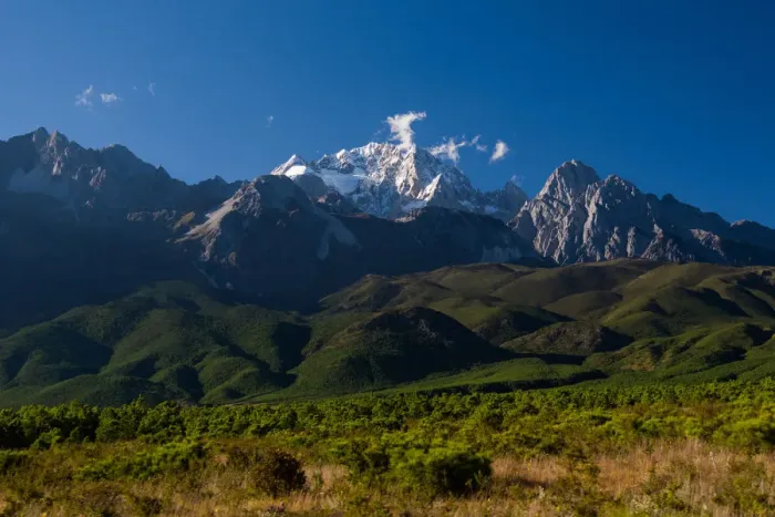 Framed Print : Yulong mountain in Lijiang Framed Print : Yulong mountain in Lijiang