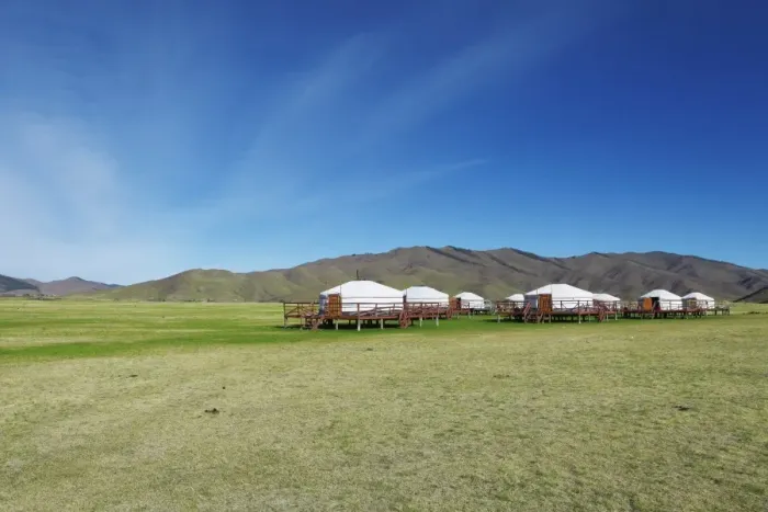 Framed Print : Yurt camp on wheels, Hustai National Park, also Khustain Nuruu National Park, Southern Steppe, Ovorkhangai Province, Mongolia Framed Print : Yurt camp on wheels, Hustai National Park, also Khustain Nuruu National Park, Southern Steppe, Ovorkhangai Province, Mongolia