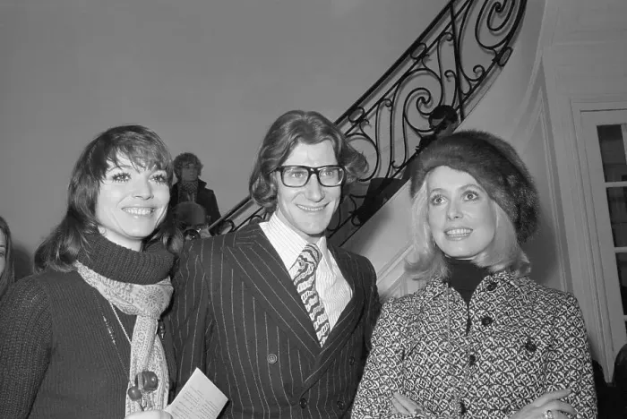 Yves Saint Laurent Spring-Summer 1970 Fashion Show Print. Art