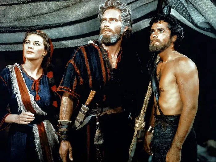 Framed Print : Yvonne De Carlo And Charlton Heston In The Ten Commandments Framed Print : Yvonne De Carlo And Charlton Heston In The Ten Commandments