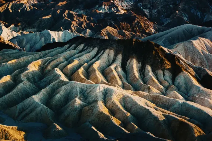 Framed Print : Zabriskie Point in Death Valley, California, USA Framed Print : Zabriskie Point in Death Valley, California, USA