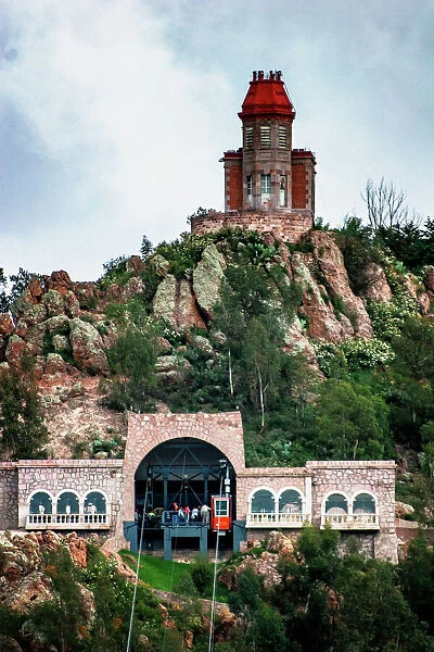 Zacatecas, teleferico system on the Bufa mountain is an old Aerial Tram and dates