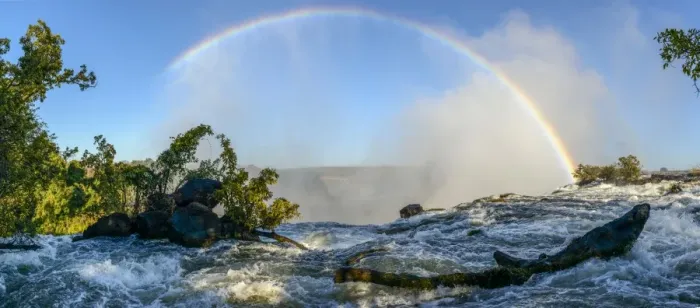 Framed Print : The Zambezi River and rainbow just above The Eastern Cataract. Victoria Falls. Livingstone. Zambia Framed Print : The Zambezi River and rainbow just above The Eastern Cataract. Victoria Falls. Livingstone. Zambia