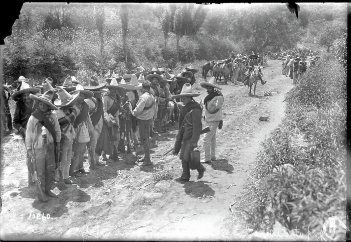 Framed Print : Zapatistas Rest and Receive Orders on Road Framed Print : Zapatistas Rest and Receive Orders on Road