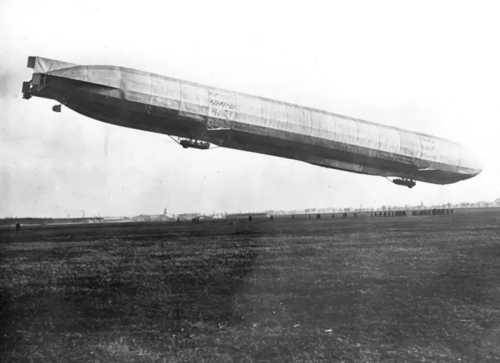 Framed Print : Zeppelin Ascending