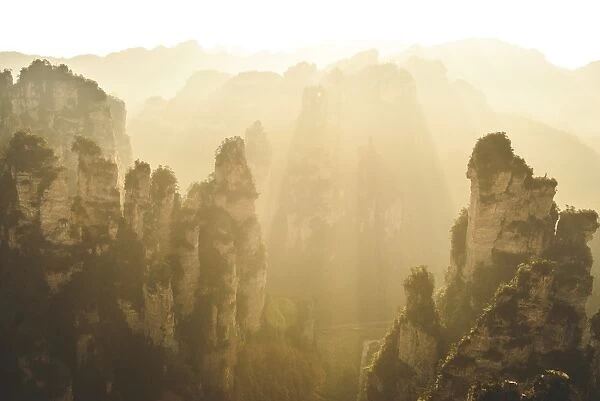 Zhangjiajie morning rays