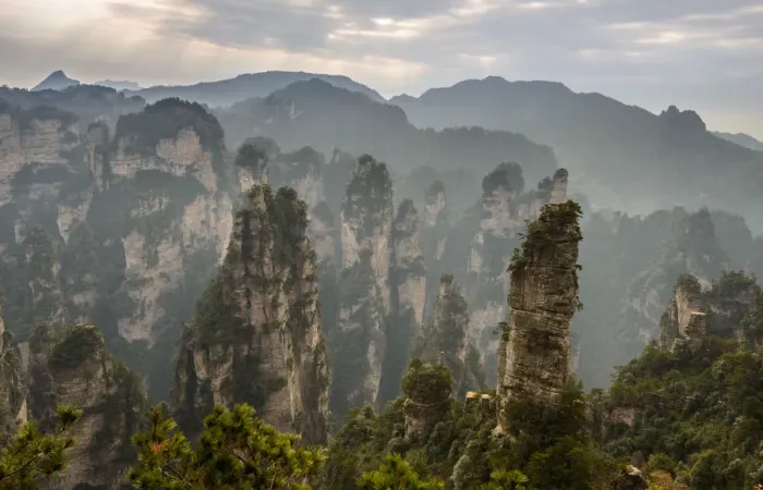 Framed Print : Zhangjiajie peaks Framed Print : Zhangjiajie peaks