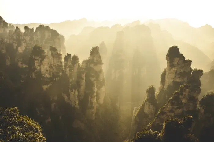 Framed Print : Zhangjiajie sunrise