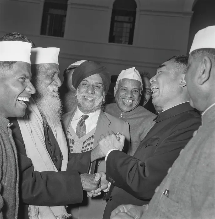 Framed Print : Zhou Enlai Visits India Framed Print : Zhou Enlai Visits India