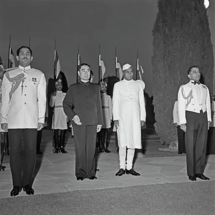 Framed Print : Zhou Enlai Visits India Framed Print : Zhou Enlai Visits India