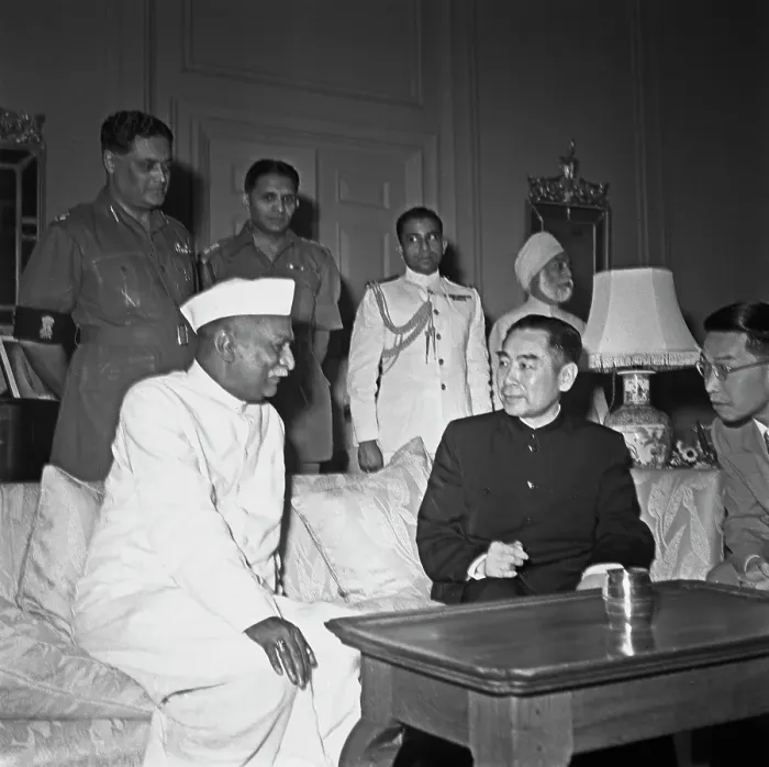 Framed Print : Zhou Enlai Visits India Framed Print : Zhou Enlai Visits India