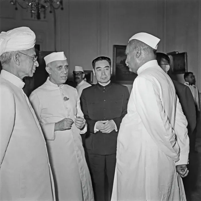 Framed Print : Zhou Enlai Visits India Framed Print : Zhou Enlai Visits India