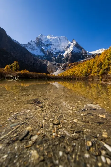 Framed Print : Zhuomala lake in Yading Nature Reserve Framed Print : Zhuomala lake in Yading Nature Reserve
