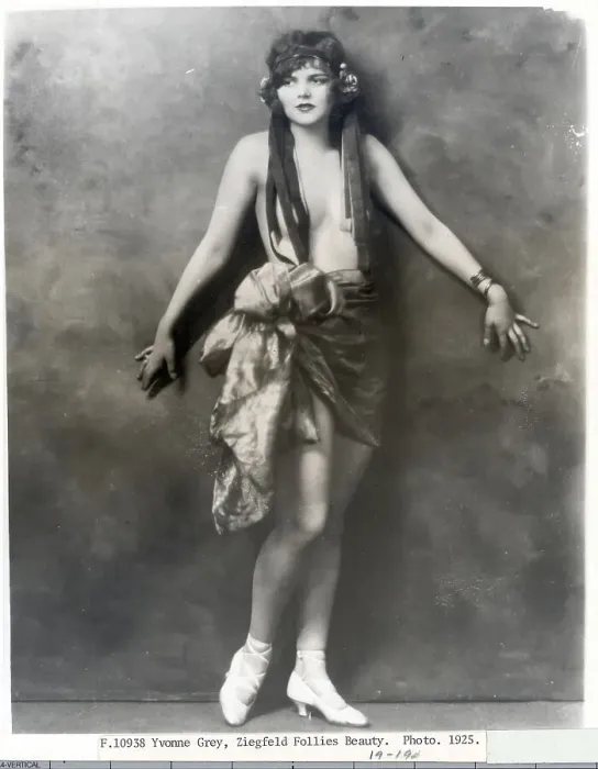 Framed Print : Ziegfeld Follies Showgirl In Pose Framed Print : Ziegfeld Follies Showgirl In Pose