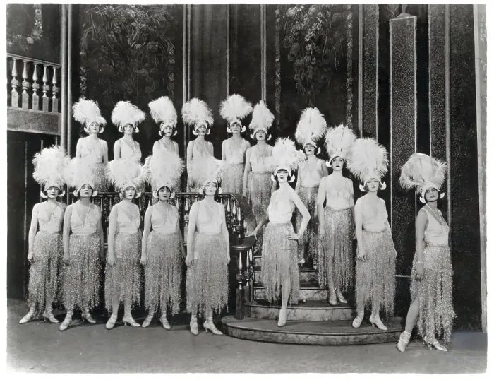 Framed Print : Ziegfield Follies In 1920'S Outfits