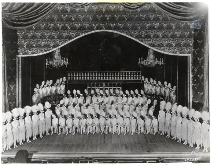 Framed Print : The Ziegfield Girls On Stage Framed Print : The Ziegfield Girls On Stage