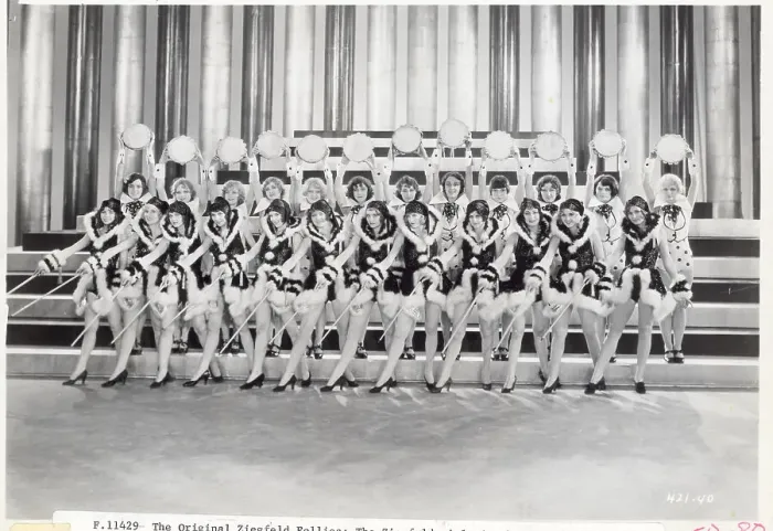 Framed Print : Ziegfield Girls In Tambourine Number Framed Print : Ziegfield Girls In Tambourine Number