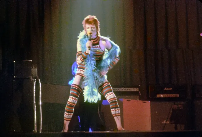 Framed Print : Ziggy Stardust Era Bowie In LA