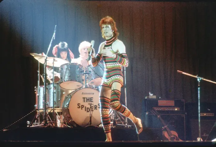 Framed Print : Ziggy Stardust Era Bowie In LA Framed Print : Ziggy Stardust Era Bowie In LA