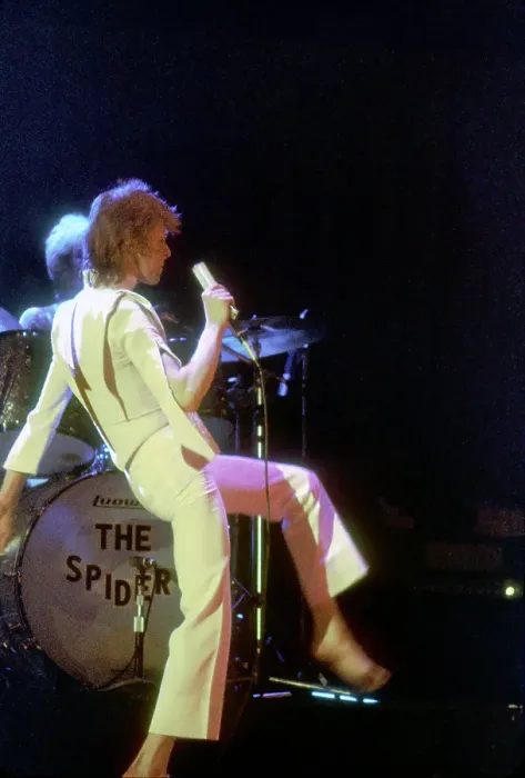 Framed Print : Ziggy Stardust Era Bowie In LA