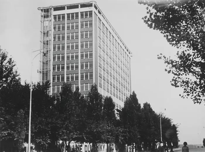 Framed Print : Zlin Building Framed Print : Zlin Building