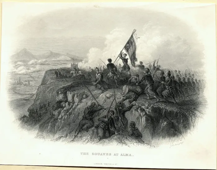 Framed Print : The Zouaves at Alma During the Crimean War Framed Print : The Zouaves at Alma During the Crimean War