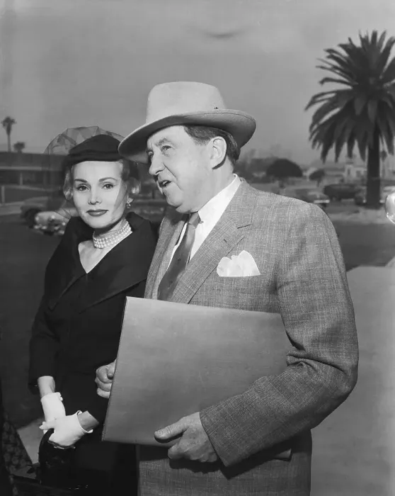 Framed Print : Zsa Zsa Gabor with Her Lawyer Framed Print : Zsa Zsa Gabor with Her Lawyer