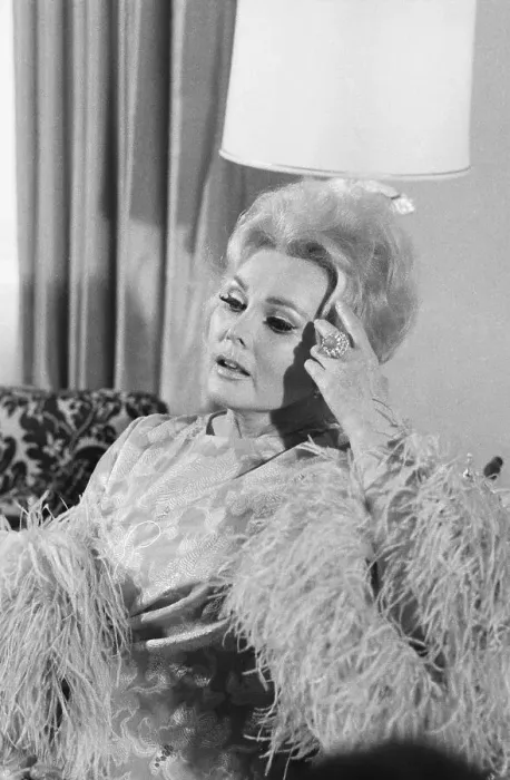 Framed Print : Zsa Zsa Gabor During News Conference Framed Print : Zsa Zsa Gabor During News Conference