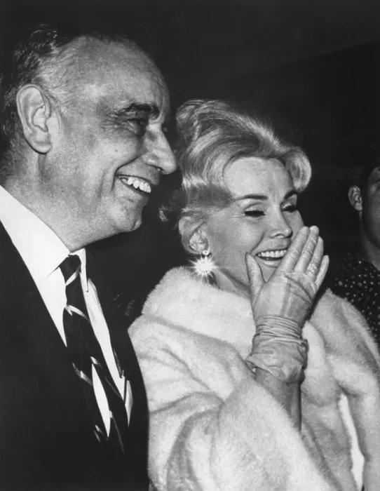 Framed Print : Zsa Zsa Gabor Sharing Laugh with Lawyer Framed Print : Zsa Zsa Gabor Sharing Laugh with Lawyer