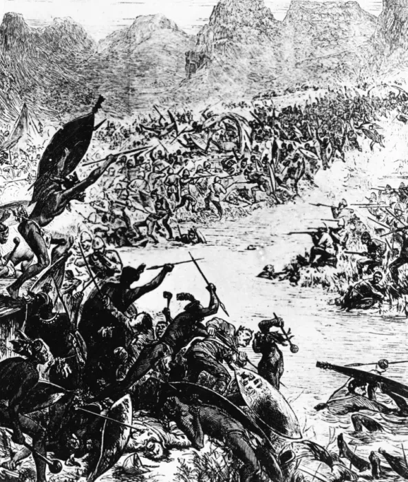 Framed Print : A Zulu Attack Framed Print : A Zulu Attack