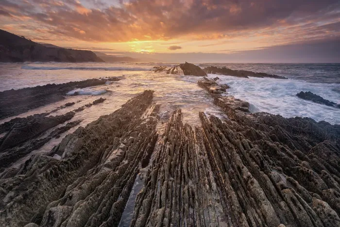 Framed Print : Zumaia flysch Framed Print : Zumaia flysch