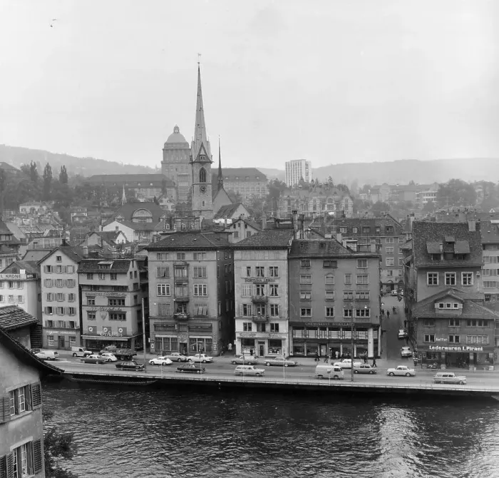 Framed Print : Zurich On Limmat Framed Print : Zurich On Limmat
