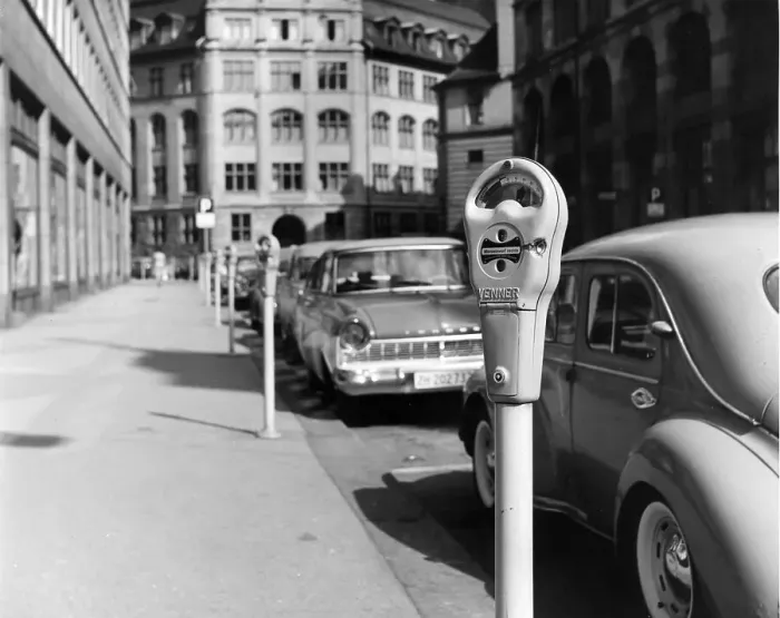Framed Print : Zurich Meters Framed Print : Zurich Meters